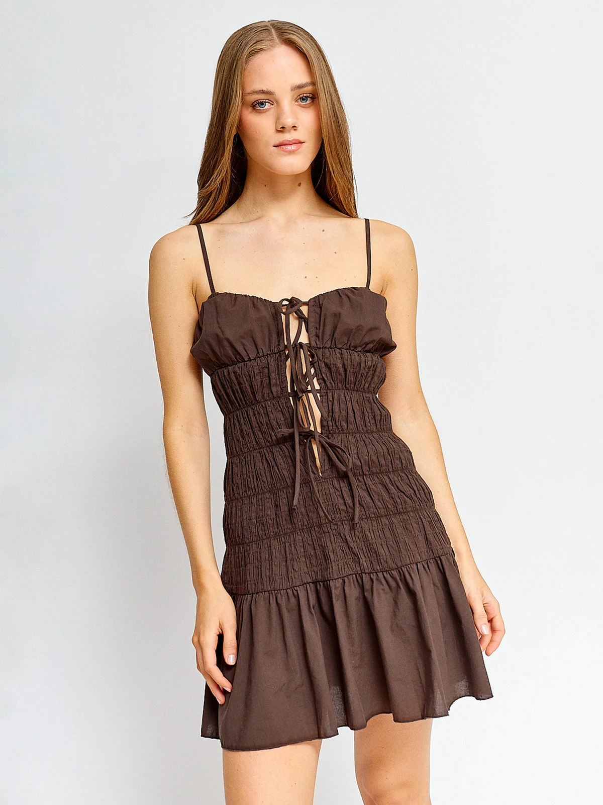 VESTIDO CORTO MUJER INDEX BRUNA - 3