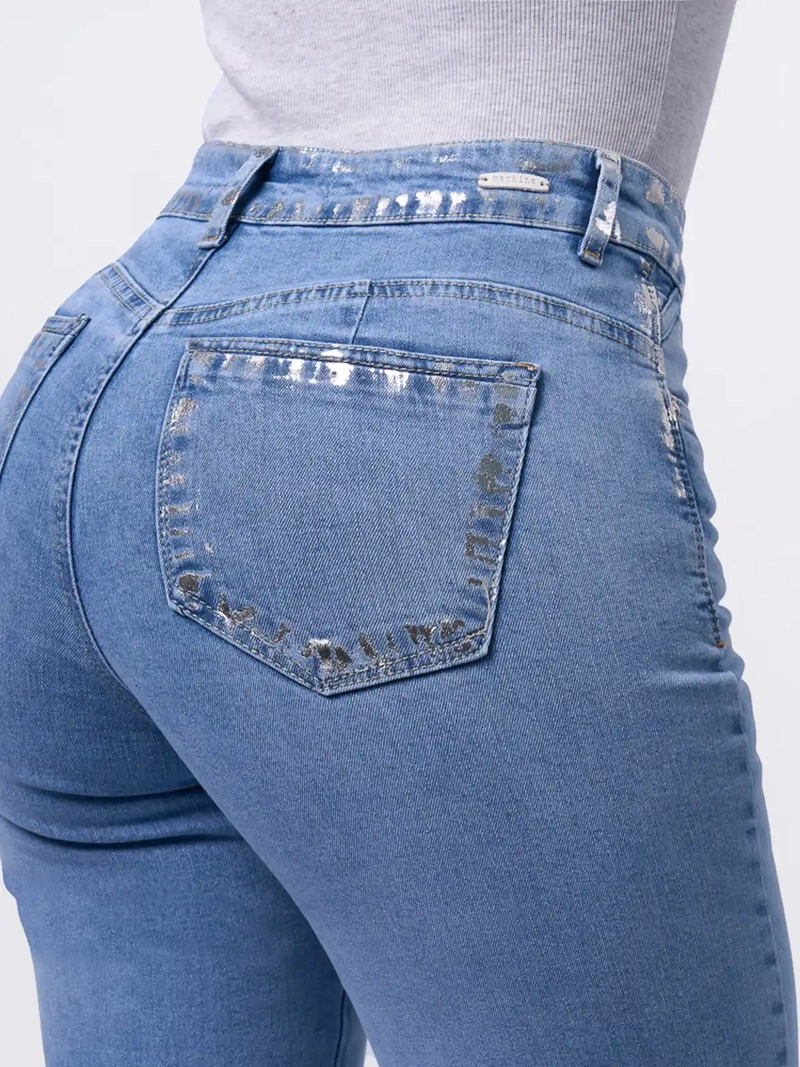 JEANS ALGODÓN RECTO MUJER MACHINE RITA - 4