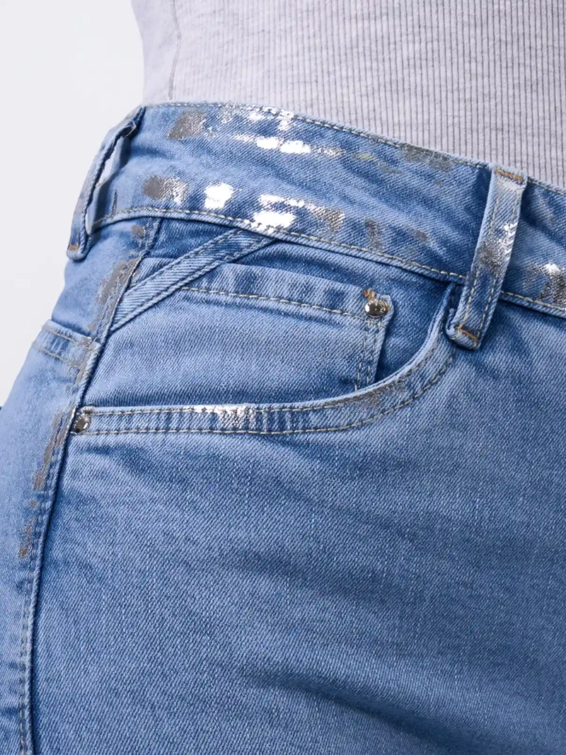 JEANS ALGODÓN RECTO MUJER MACHINE RITA - 5