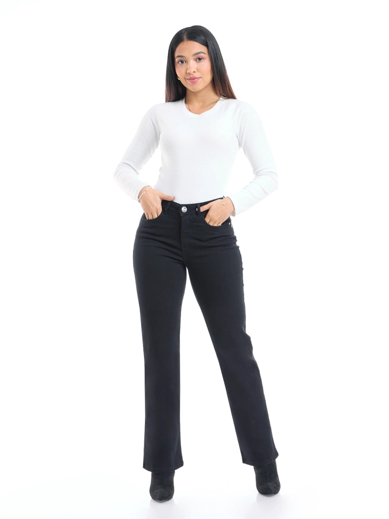 JEANS ALGODÓN STRAIGHT MUJER METAL JEANS NARDA NARDA II - 1