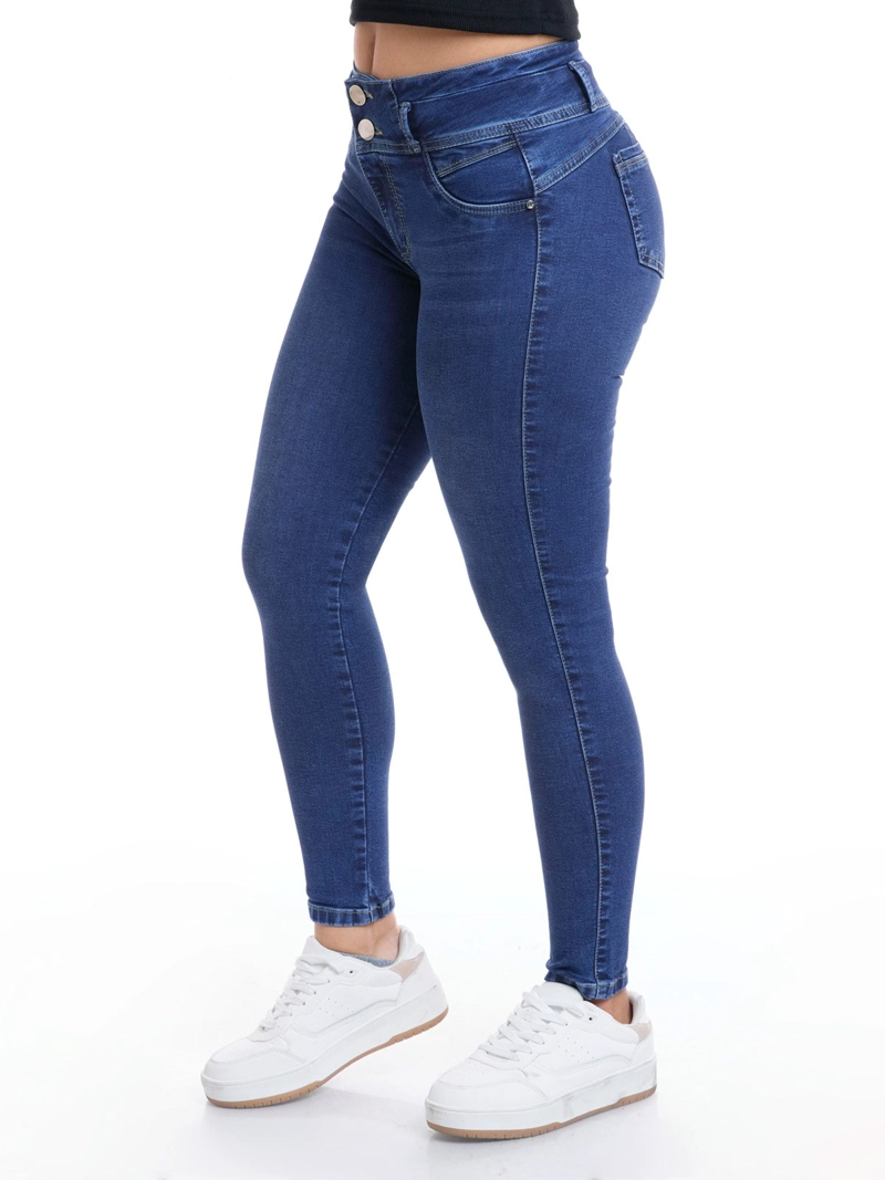 JEANS ALGODÓN SKINNY MUJER METAL JEANS GRETA - 4