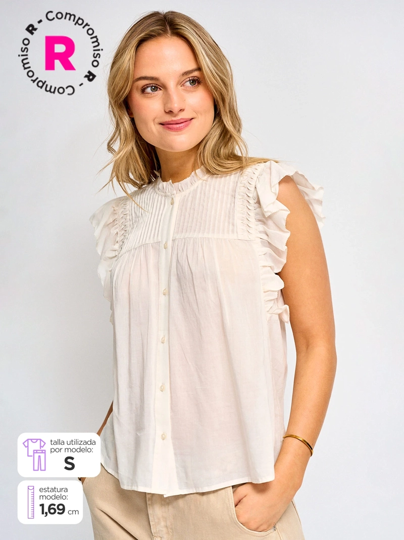 BLUSA SIN MANGAS MUJER PEPE JEANS LIBBY - 1
