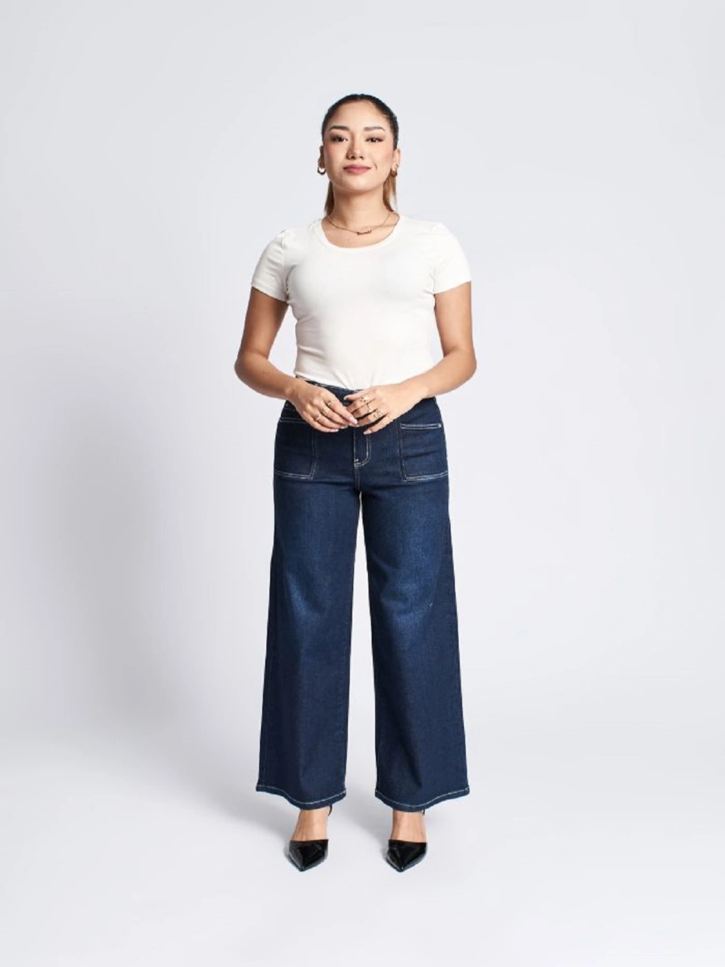 JEANS ALGODÓN WIDELEG MUJER PARADA 111 YUNA - 1
