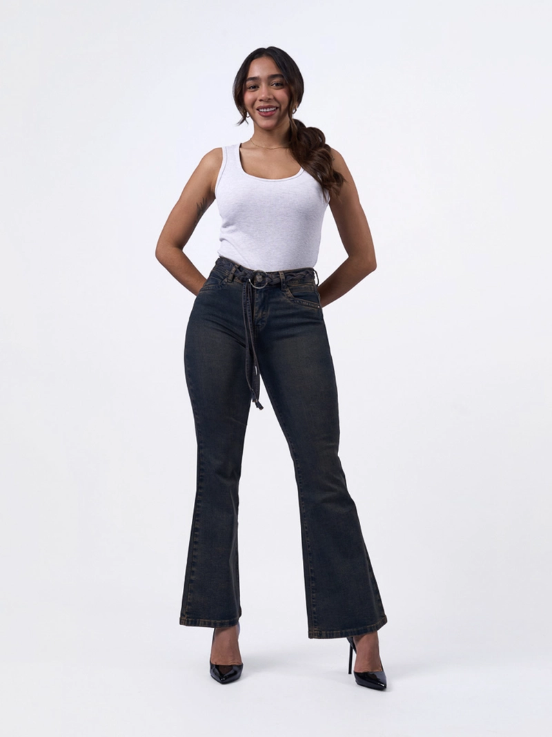 JEANS ALGODÓN MUJER MACHINE FATIMA - 1