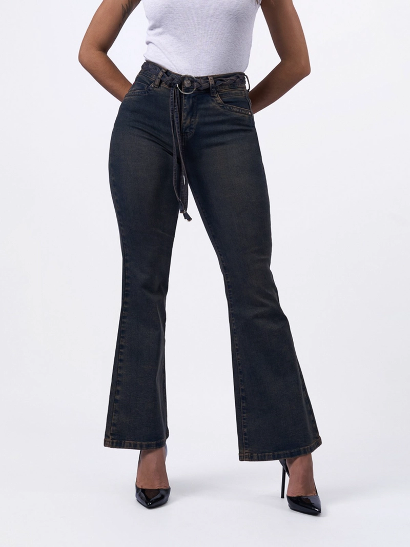 JEANS ALGODÓN MUJER MACHINE FATIMA - 2