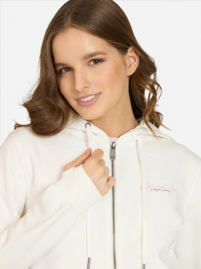 POLERA MANGA LARGA ALGODÓN MUJER MAUI AND SONS FULL ZIPPER - 4