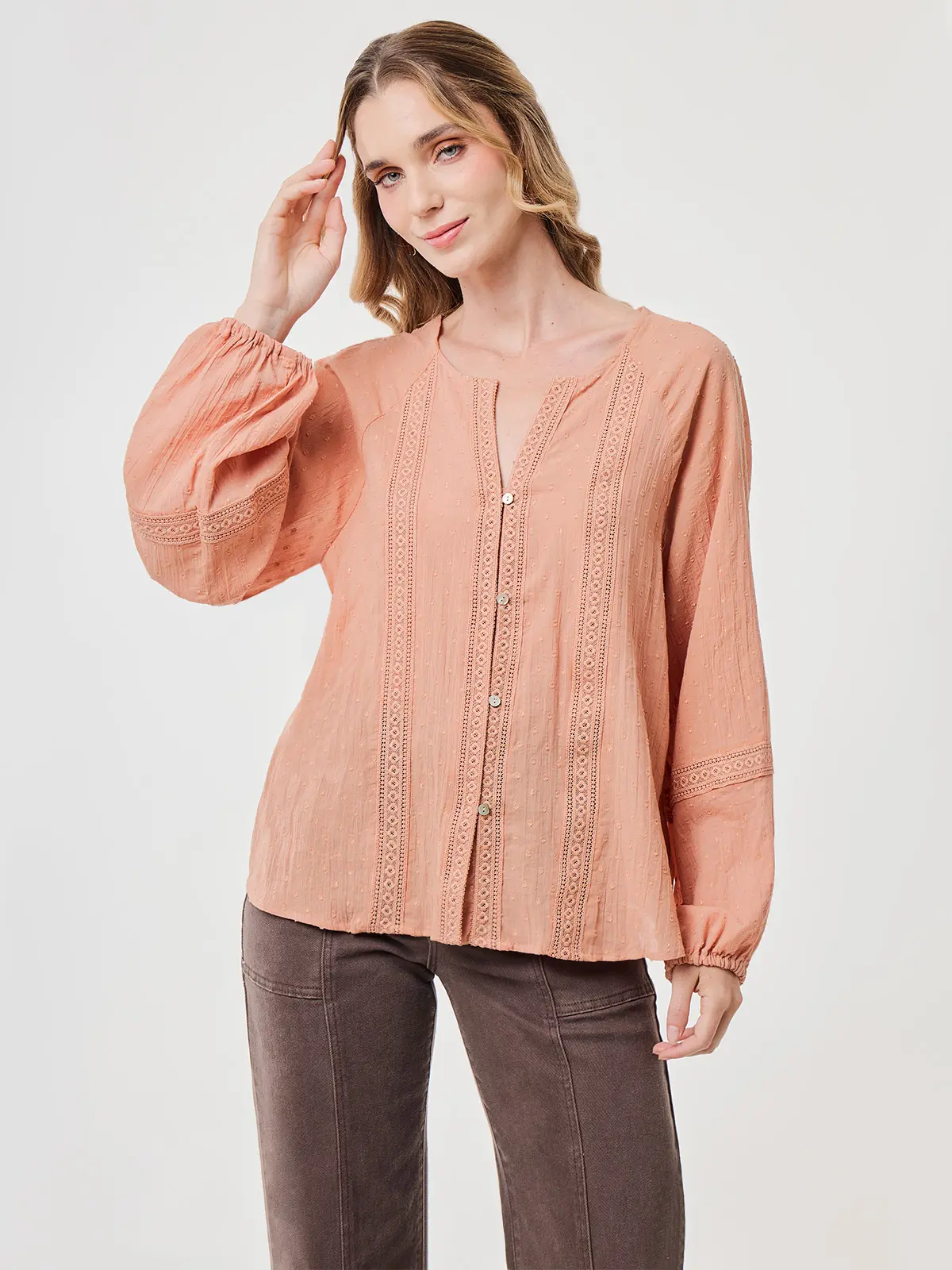 BLUSA MANGA LARGA MUJER TATIENNE - 1