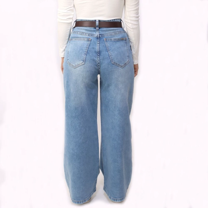 JEANS CULOTTE MUJER KAYRA POBLET COMFY - 3