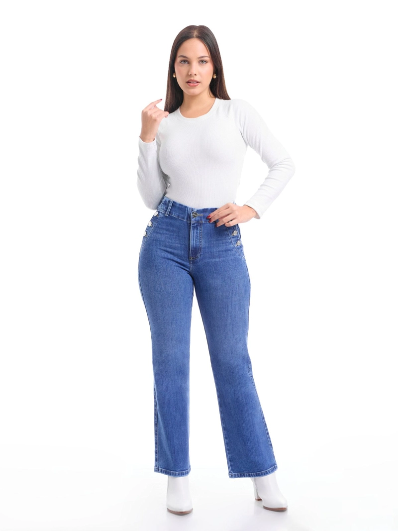 JEAN STRAIGHT MUJER METAL JEANS FERNANDA - 1
