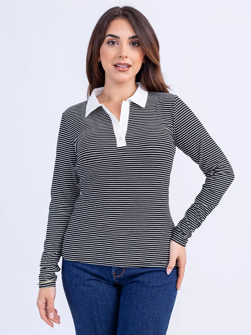 POLO ALGODÓN MUJER SODA BLUES FLORATY - 2