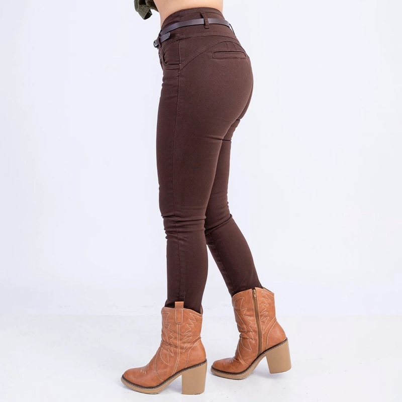 PANTALÓN SKINNY MUJER SODA BLUES AGAZYT - 2