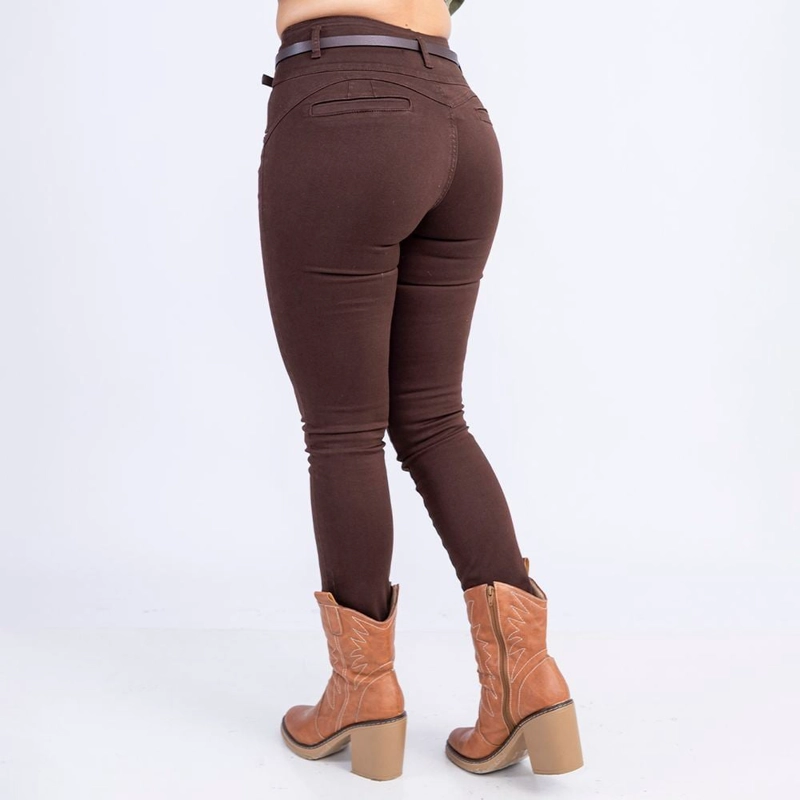 PANTALÓN SKINNY MUJER SODA BLUES AGAZYT - 3