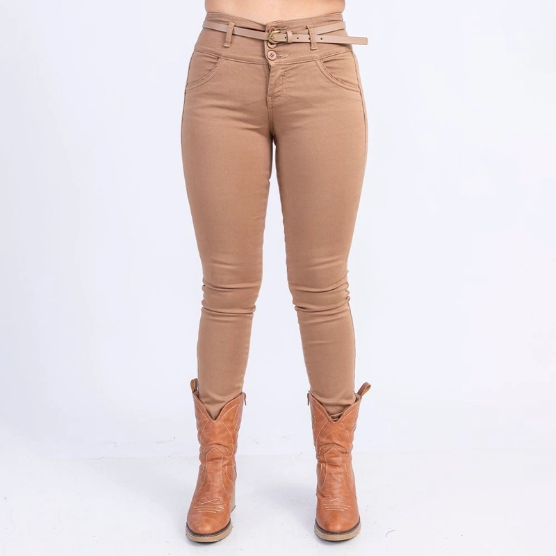 PANTALÓN SKINNY MUJER SODA BLUES AGAZYT - 1