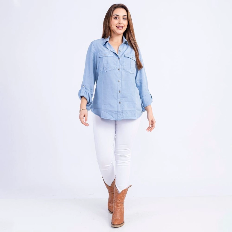 PANTALÓN SKINNY MUJER SODA BLUES AGAZYT - 4