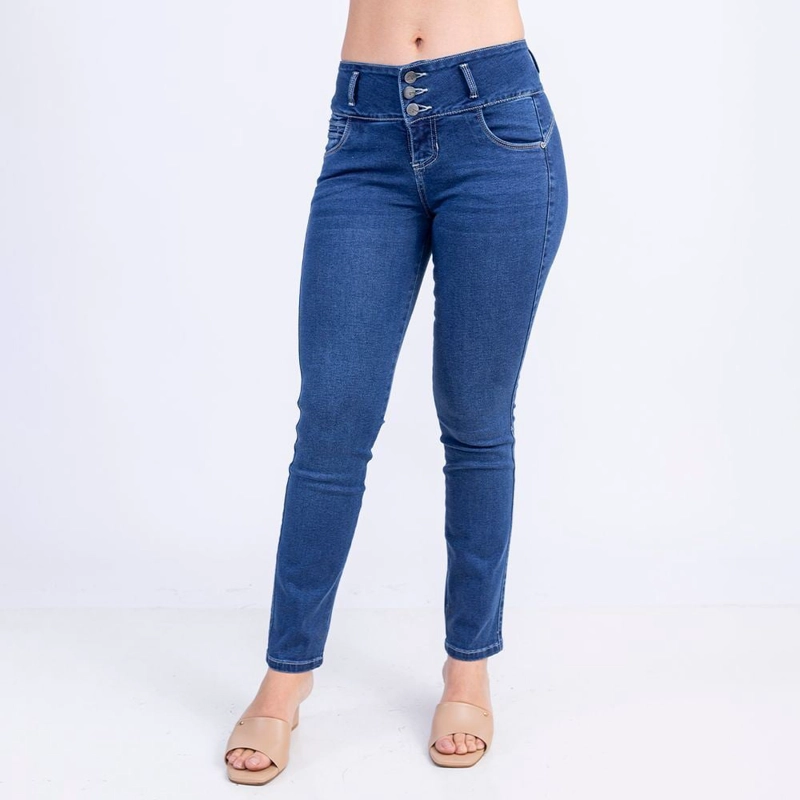 JEANS RECTO MUJER SODA BLUES BELEM - 1