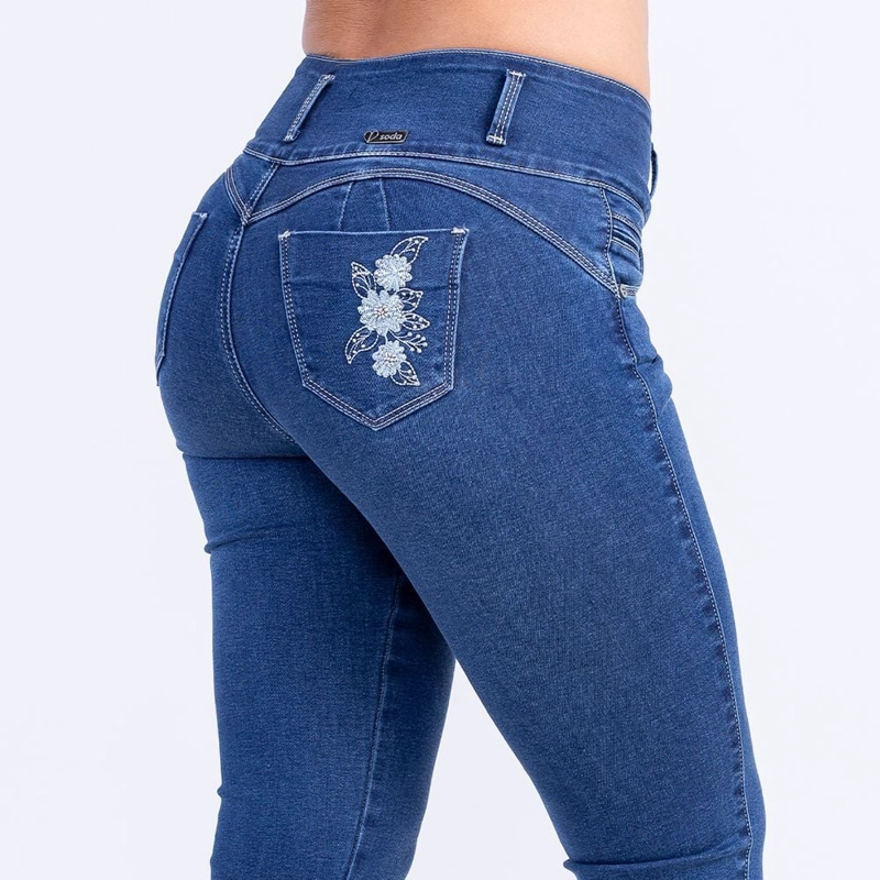 JEANS RECTO MUJER SODA BLUES BELEM - 4