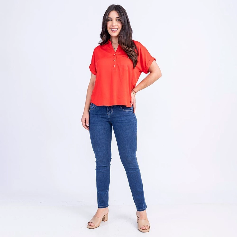 JEANS RECTO MUJER SODA BLUES BELEM - 5