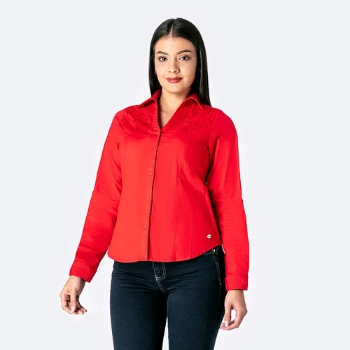 BLUSA PIONIER PARA MUJER MANGA LARGA ALBAA - 1