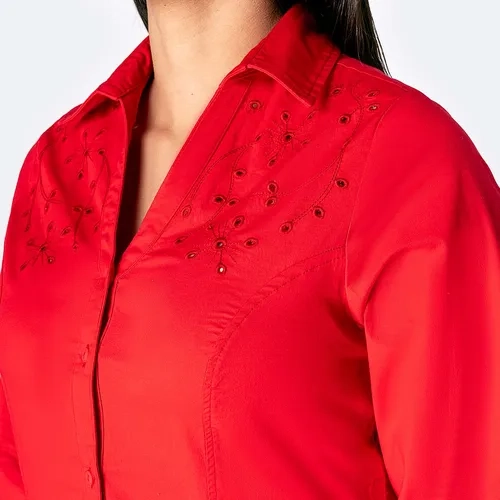 BLUSA PIONIER PARA MUJER MANGA LARGA ALBAA - 2