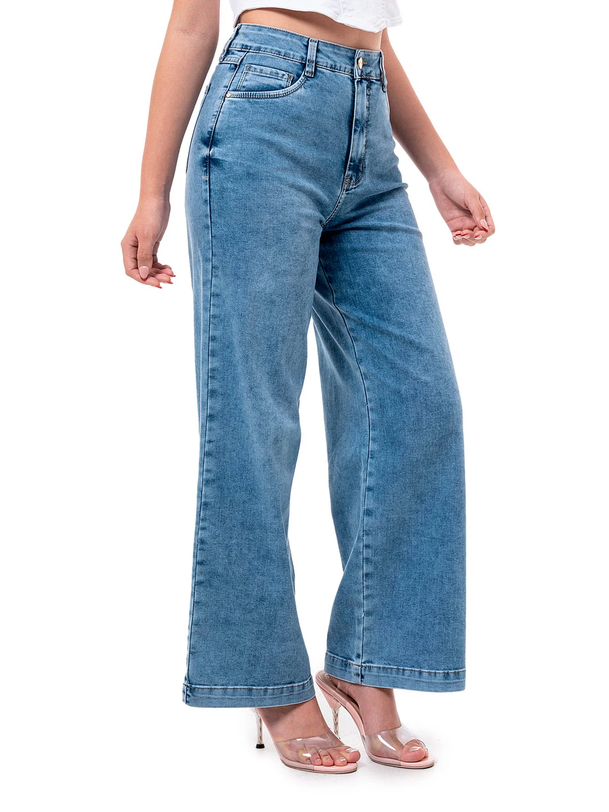 JEAN WIDELEG MUJER PIONIER NEGRO LARAAH - 3