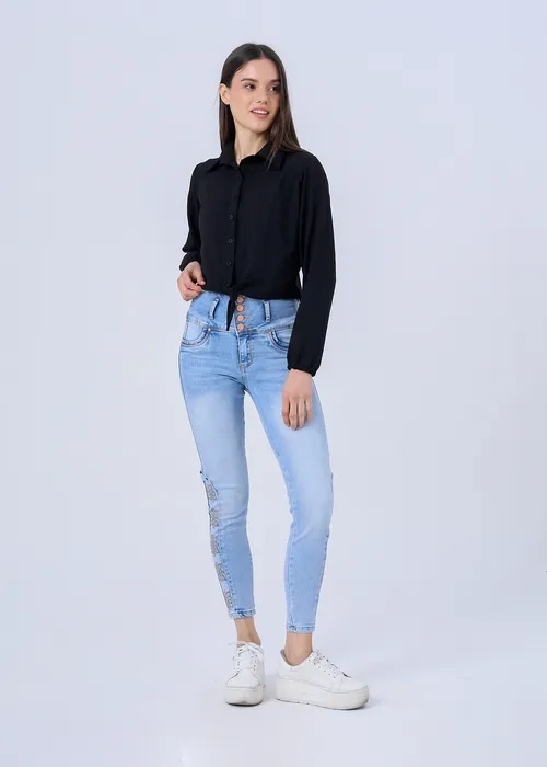 JEANS SKINNY MUJER ALEJANDRA BAIGORRIA JANET CORAZON - 1