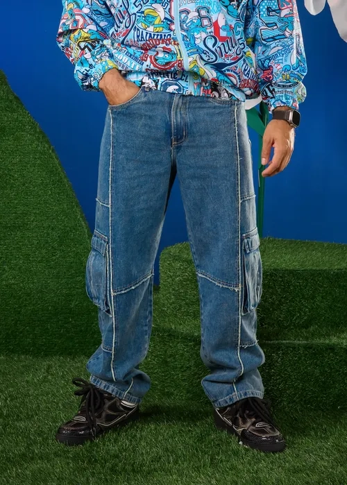 JEANS REGULAR MUJER ALEJANDRA BAIGORRIA ALEXANDRA CARGO - 2