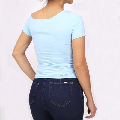 POLO MANGA CORTA MUJER KAYRA POBLET PERFECT FIT CORDÓN DELANTERO - 3
