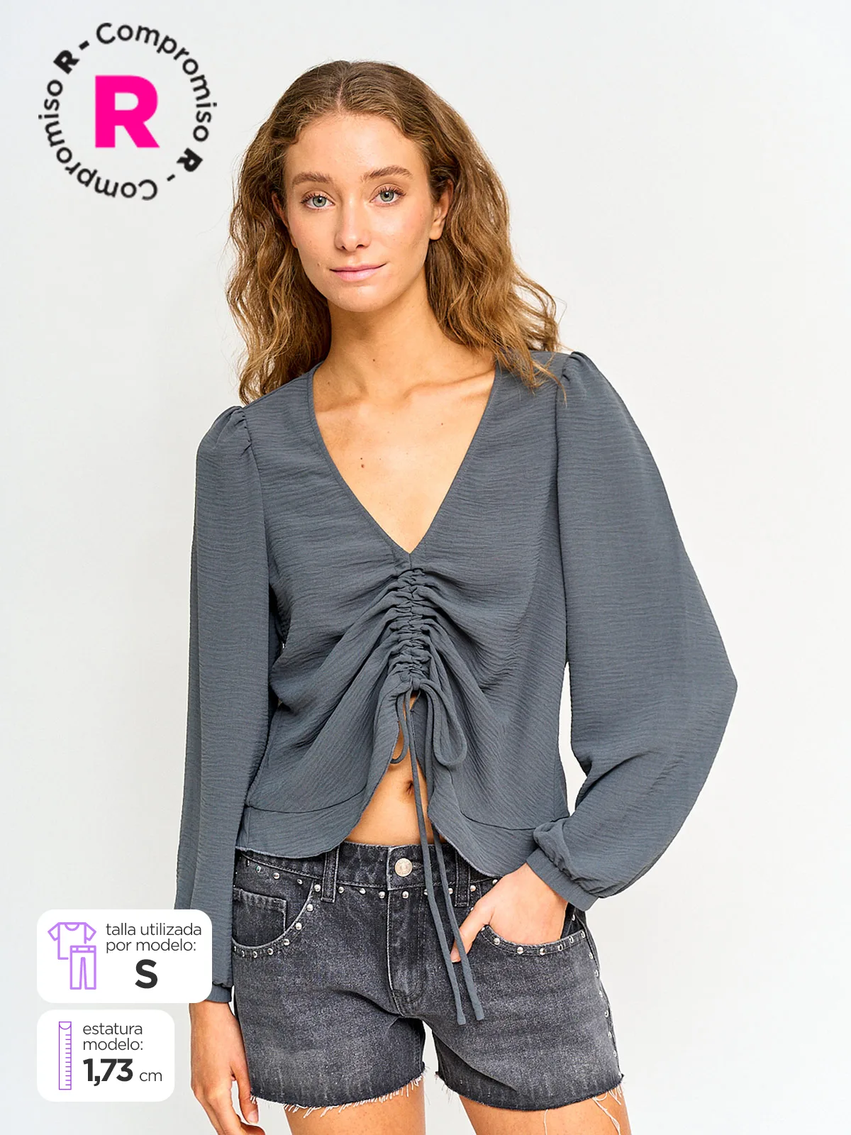 BLUSA MANGA LARGA MUJER BARBADOS CARE - 1