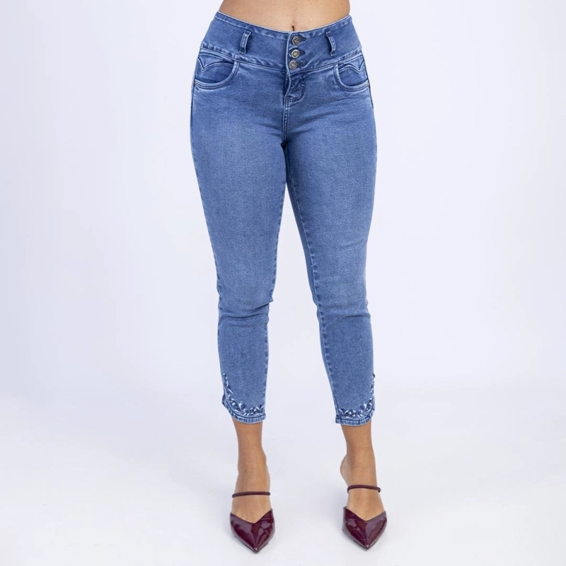 JEAN SKINNY MUJER SODA BLUES AMALI - 1