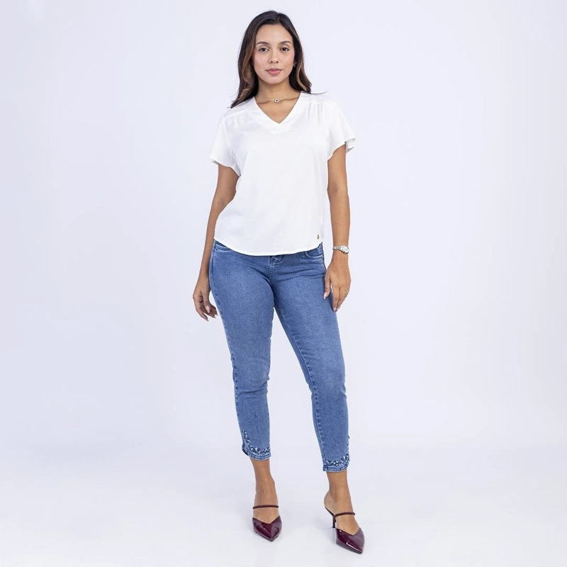 JEAN SKINNY MUJER SODA BLUES AMALI - 5