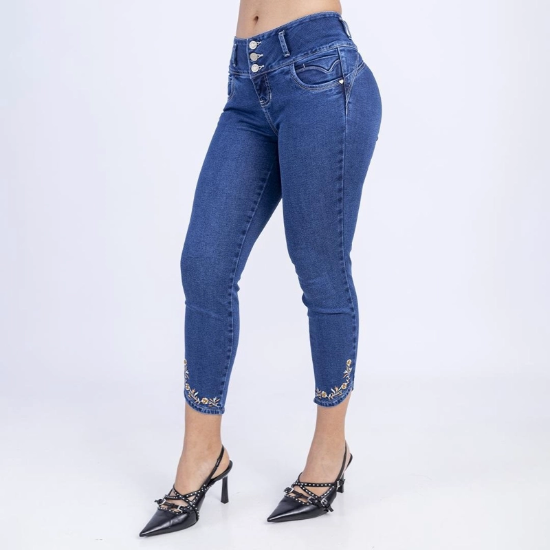 JEAN SKINNY MUJER SODA BLUES AMALI - 1