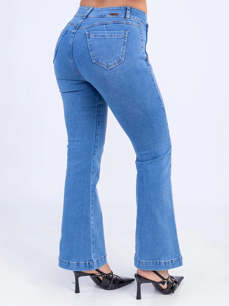 JEAN FLARE MUJER SODA BLUES XALIZA - 3