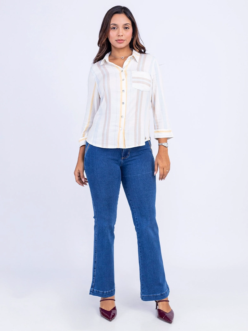 JEAN FLARE MUJER SODA BLUES XALIZA - 1