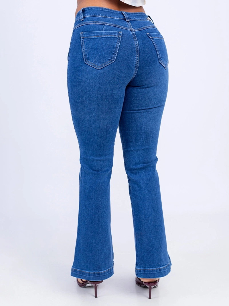 JEAN FLARE MUJER SODA BLUES XALIZA - 4