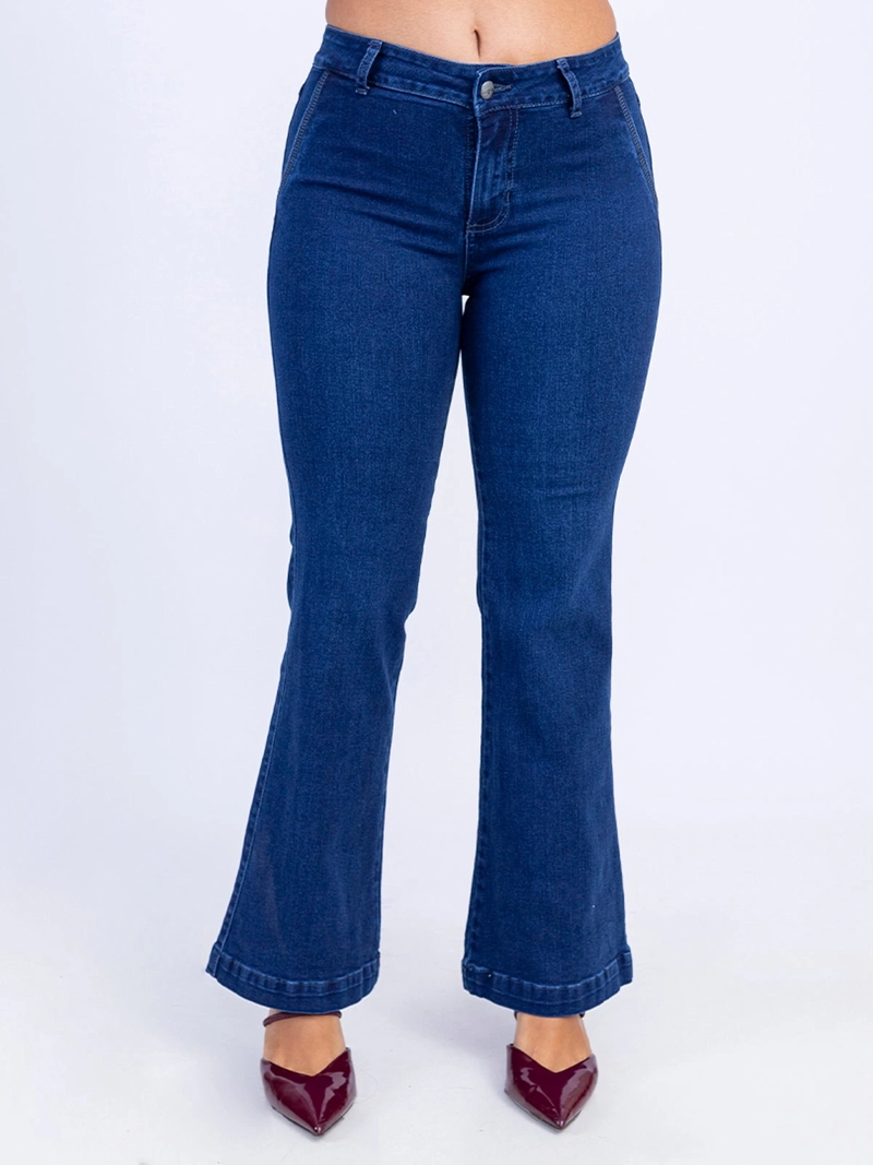 JEAN FLARE MUJER SODA BLUES XALIZA - 2