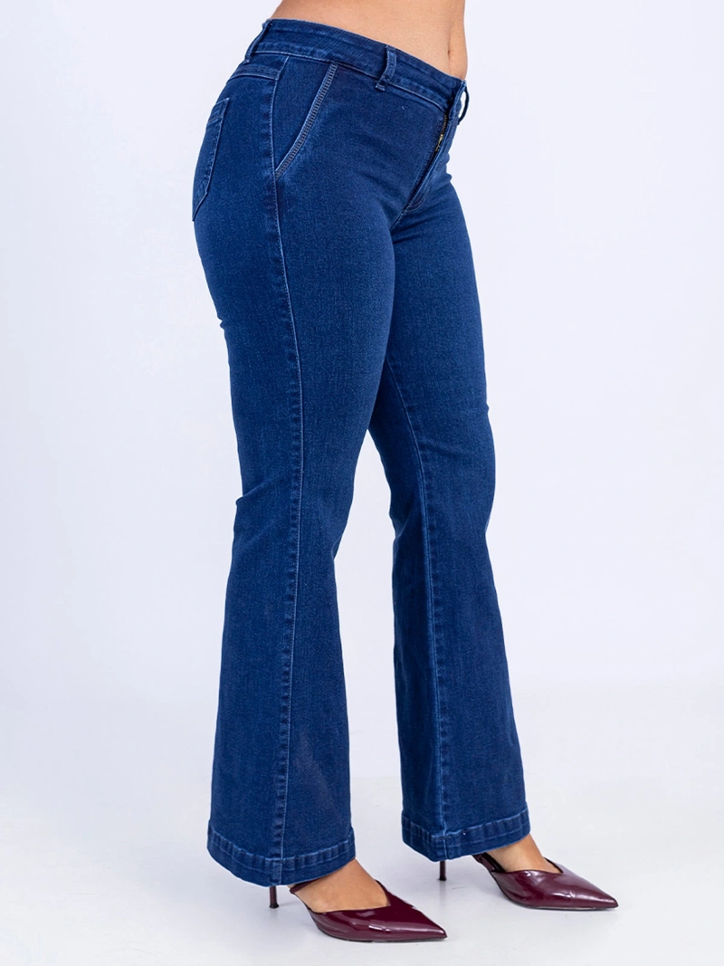 JEAN FLARE MUJER SODA BLUES XALIZA - 3