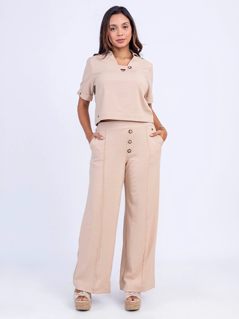 PANTALÓN PALAZZO MUJER SODA BLUES NITA - 2