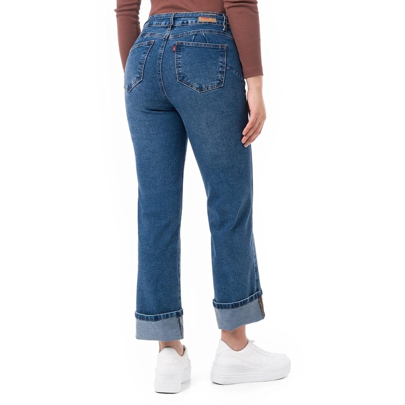 JEANS RECTO MUJER PIONIER PLATA MHYTA 2 - 2