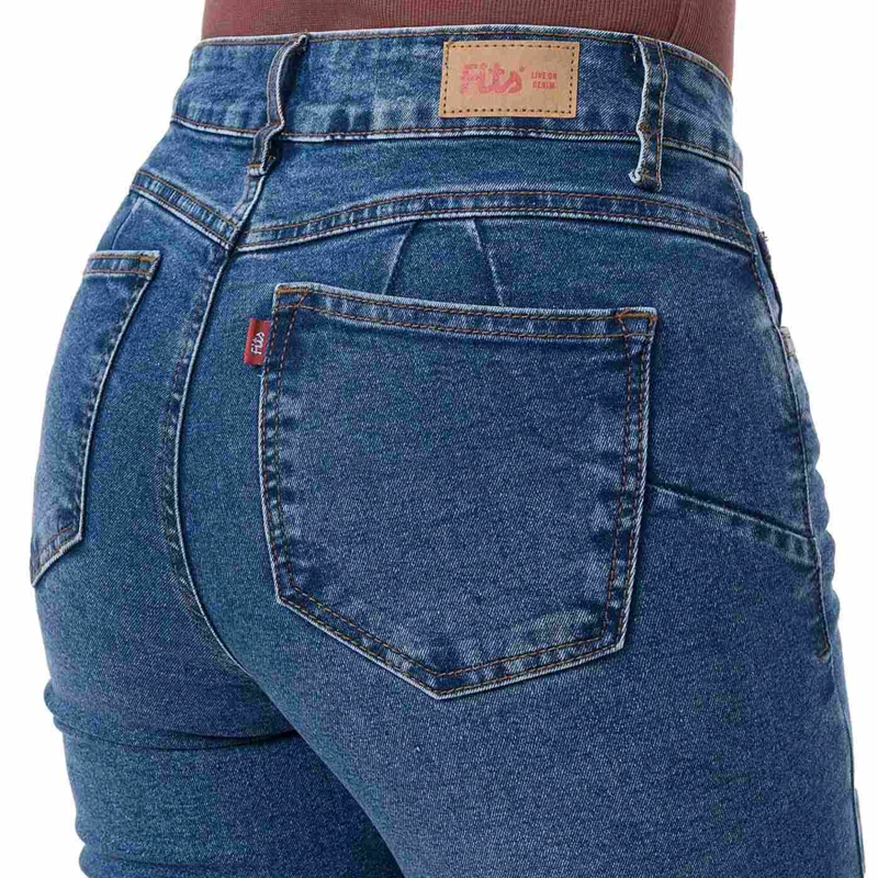 JEANS RECTO MUJER PIONIER PLATA MHYTA 2 - 4