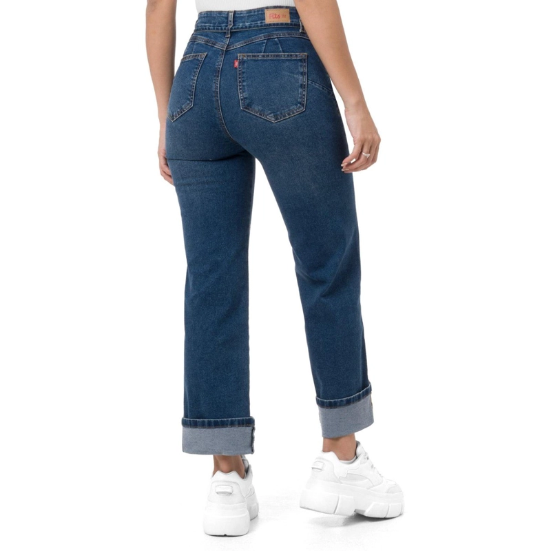 JEANS RECTO MUJER PIONIER PLATA MHYTA 2 - 4