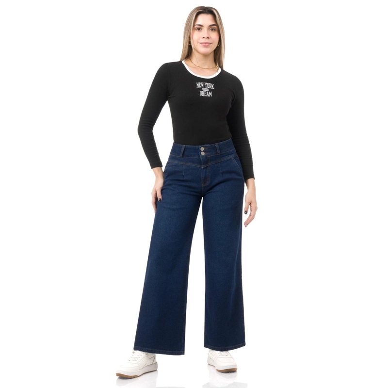 JEANS MUJER PIONIER WIDELEG MIRUSE - 6
