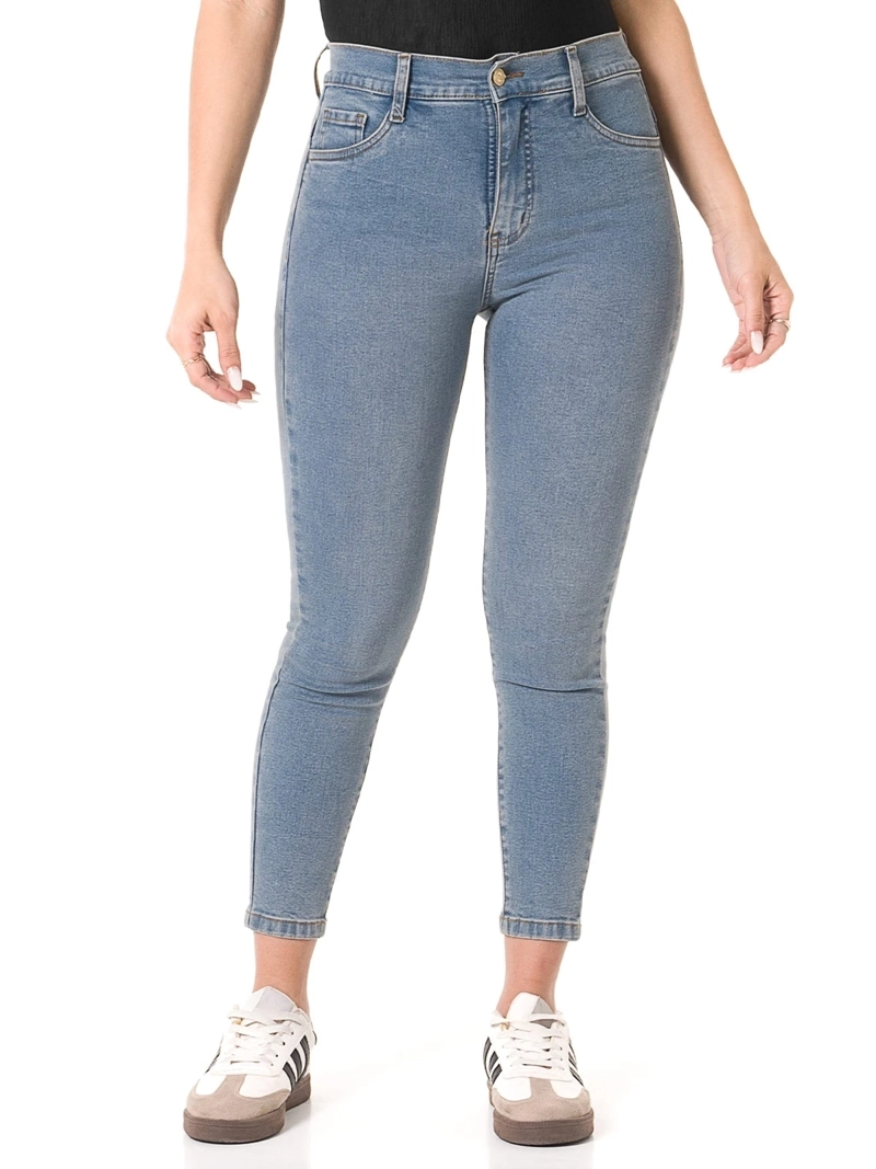 JEAN SKINNY MUJER PIONIER NURY CELESTE CLARO - 2