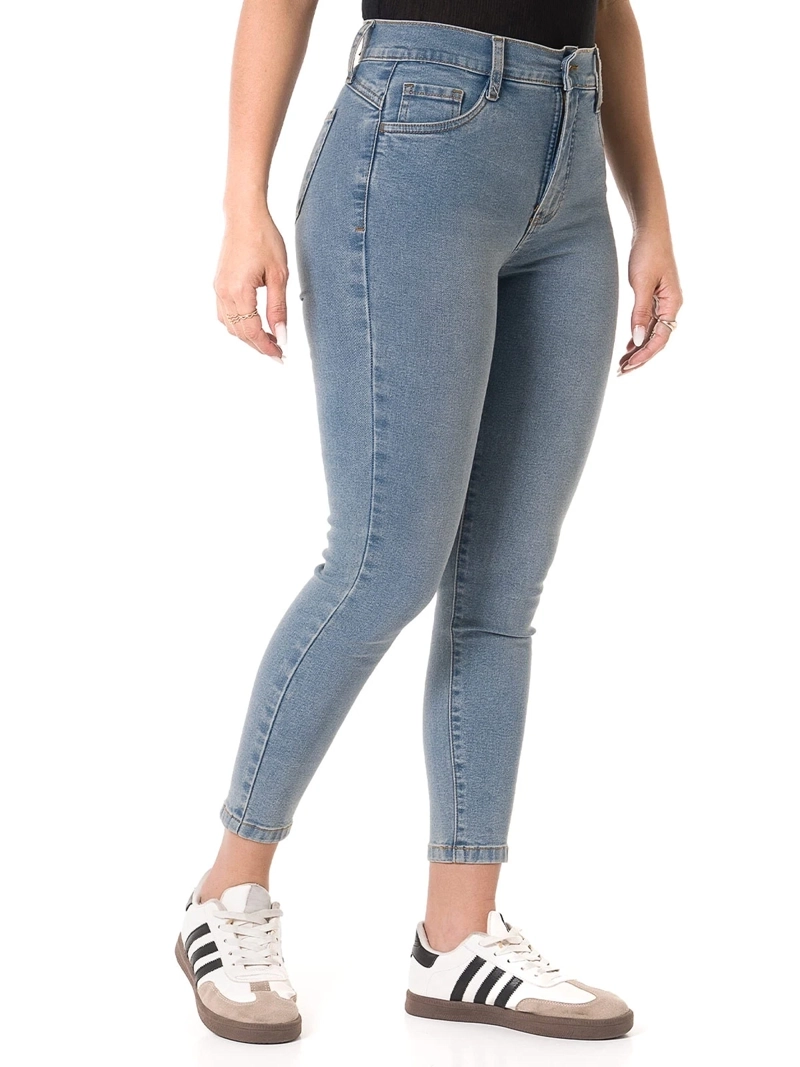 JEAN SKINNY MUJER PIONIER NURY CELESTE CLARO - 3