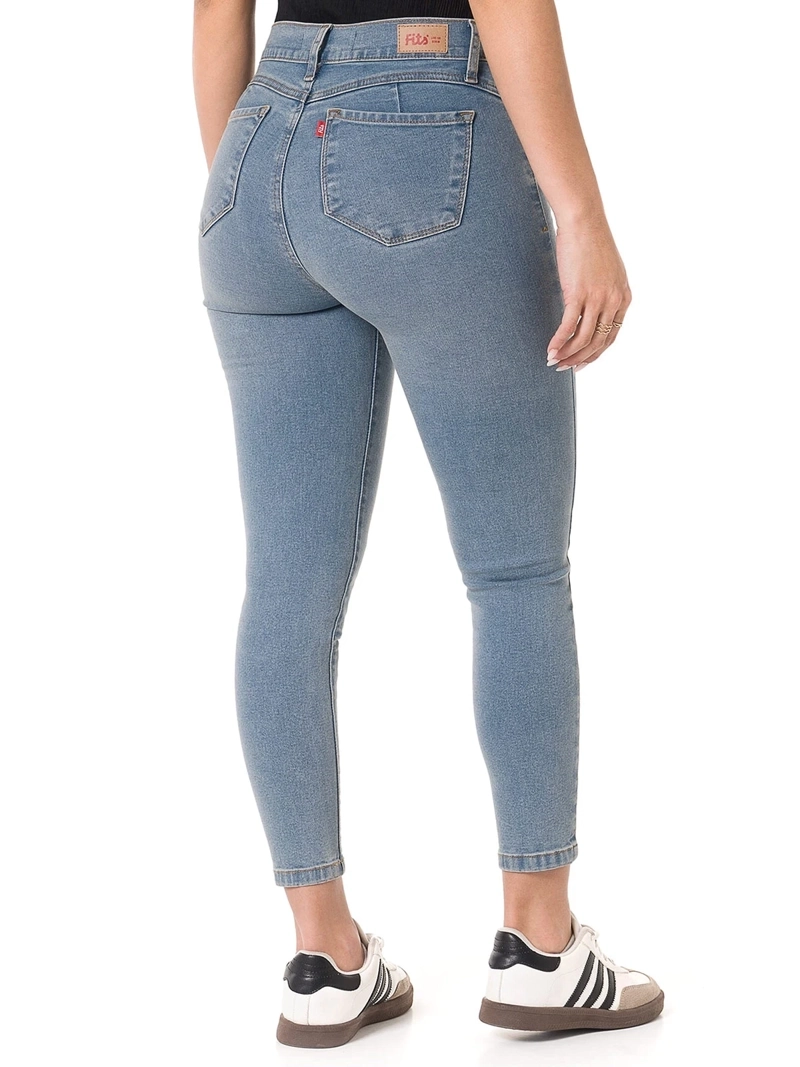 JEAN SKINNY MUJER PIONIER NURY CELESTE CLARO - 4
