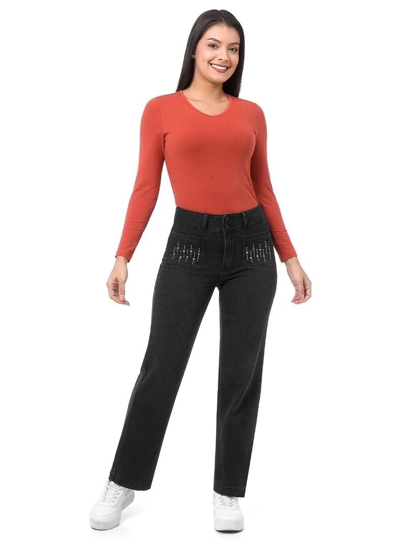 JEAN WIDE LEG MUJER PIONIER AMABES - 1
