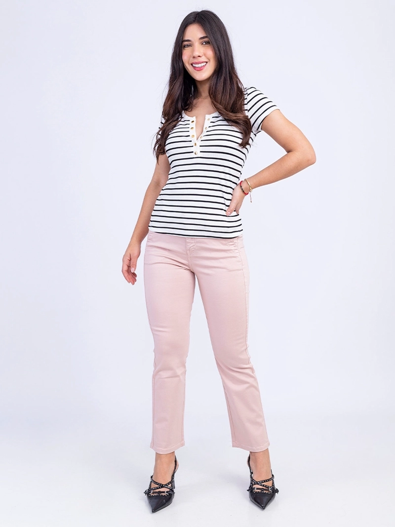 PANTALÓN RECTO MUJER SODA BLUES FRANCISCA - 1