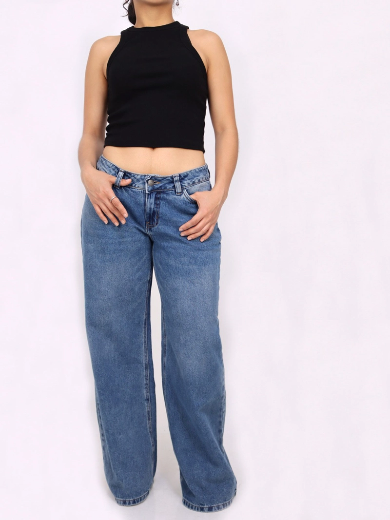 JEANS LOW RISE MUJER KAYRA POBLET PERFECT FIT - 1
