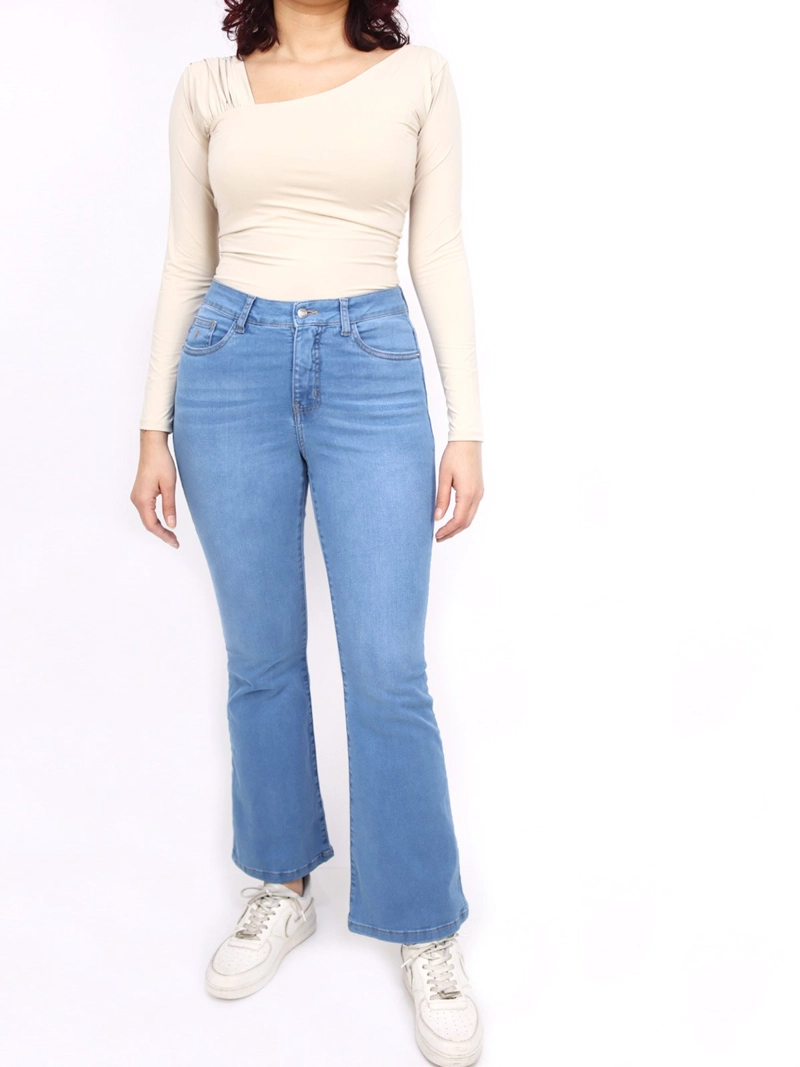 JEAN REGULAR MUJER KAYRA POBLET PERFECT FIT SKYNNY TM BOOT CUT DENIM - 1