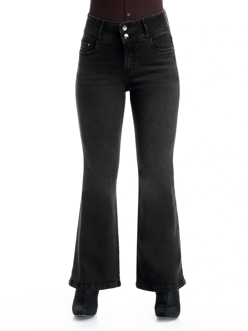 JEANS ALGODÓN FLARE MUJER METAL JEANS BRIANA - 2