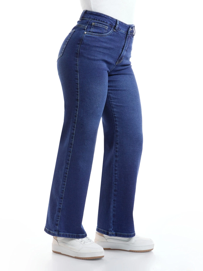 JEANS ALGODÓN WIDELEG MUJER METAL JEANS SHANTALL - 4